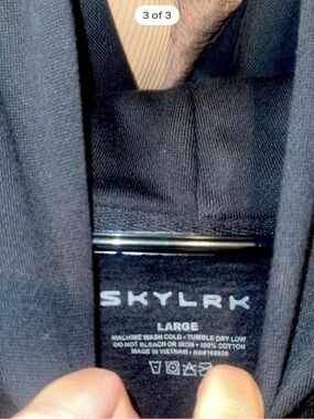 Skylrk coachella black hoodie justin bieber